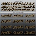 Custom Name and Number Personalized Gray Gold Black Mens Baseball Jersey - Authentic Fade Fashion Team Wear Personalized