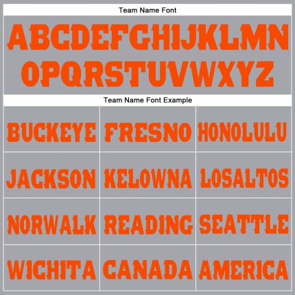 Custom Team Name Number Gray Orange Fleece Jogger Sweatpants Personalized Comfort Outfit Personalized Gray Orange Fleece