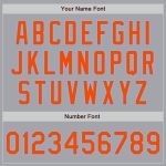 Custom Name and Number Baseball Jersey - Personalized Gray Orange-Light Blue Authentic Raglan Sleeves Personalized Gray Orange-Light