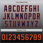 Custom Gray Orange-Navy Fade Baseball Jersey with Personalized Name and Number | Authentic Team Apparel Personalized Gray