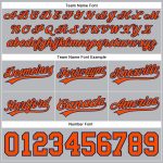 Custom Personalized Basketball Shorts with Name and Number - Gray, Orange, Navy Authentic Throwback Design Personalized Gray