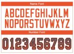 Customizable Gray Orange-Navy Mesh Football Jersey with Personalized Name and Number - Drift Fashion Team Apparel Personalized