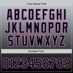Custom Name and Number Personalized Baseball Jersey - Gray Pink Black Authentic Fade Fashion Jersey Personalized Gray Pink-Black