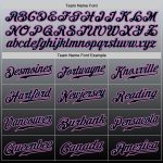 Custom Name and Number Personalized Baseball Jersey - Gray Pink Black Authentic Fade Fashion Jersey Personalized Gray Pink-Black