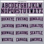 Custom Performance T-Shirt with Team Name & Number - Personalized Gray, Pink, Black & Light Blue Long Sleeve Design Personalized