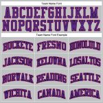 Custom Basketball Jersey - Personalized Gray Pink Black Purple Throwback with Team Name & Number Personalized Gray Pink Black-Purple