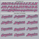 Custom Name Number Authentic Baseball Jersey - Personalized Gray Pink Kelly Green Team Jersey Personalized Gray Pink-Kelly