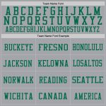 Custom Football Jersey with Personalized Name & Number in Gray, Pink & Kelly Green Mesh Personalized Gray Pink-Kelly Green