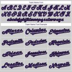 Personalized Gray Black Purple Baseball Jersey for Men and Women Authentic Personalized Gray Purple-Black Authentic Baseball