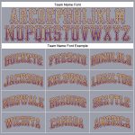 Custom Name and Number Baseball Jersey - Authentic Drift Gray Purple-Gold Fashion Team Jersey Personalized Gray Purple-Gold