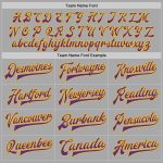 Custom Name and Number Gray Purple-Gold Two Tone Bomber Full-Snap Varsity Letterman Jacket Personalized Gray Purple-Gold