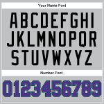 Custom Team Basketball Jersey - Personalized Gray Purple Teal-Black with Name & Number - Authentic Throwback Design Personalized
