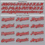 Custom Name and Number Personalized Gray Red-Black Baseball Jersey with Authentic Raglan Sleeves Personalized Gray Red-Black