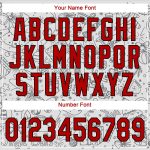 Custom Name and Number Christmas 3D Baseball Jersey Gray Red Black - Personalized Team Apparel Personalized Gray Red-Black