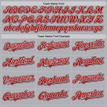 Personalized Gray Red Black Mesh Baseball Jersey - Authentic Throwback Style Personalized Gray Red-Black Mesh Authentic Throwback