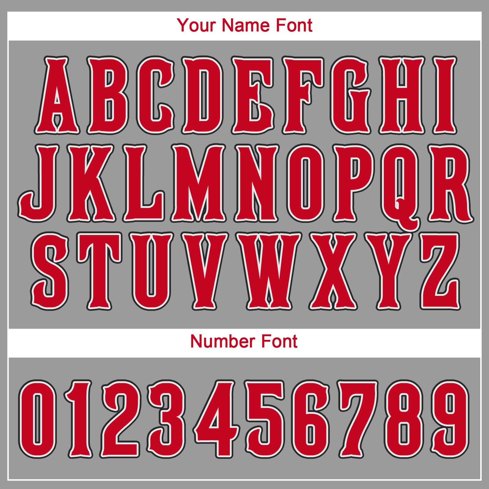 Personalized Gray Red-Black Performance T-Shirt Team Custom Name and Number Custom Team Performance T-Shirt with Name and Number - Gray Red-Black Personalized Gray Red-Black Performance T-Shirt Team - Image 3