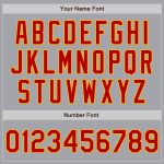 Personalized Gray Red Gold Baseball Jersey - Authentic Custom Team Wear Personalized Gray Red-Gold Authentic Baseball Jersey