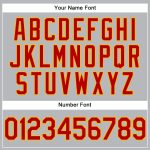 Custom Team Name Number Gray Red-Gold Performance Vapor Golf Polo Shirt Personalized Gray Red-Gold Performance Vapor Golf