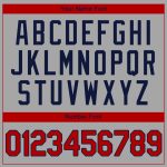 Custom Name and Number Authentic Baseball Jersey Gray Red Navy - Personalized Team Jersey Personalized Gray Red-Navy Authentic