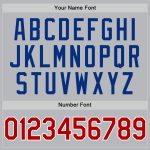 Custom Name Number Red-Royal Gray Authentic Throwback Baseball Jersey - Personalized Team Apparel Personalized Gray Red-Royal