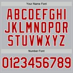 Custom Name and Number Personalized Gray Red-White Authentic Throwback Baseball Jersey Personalized Gray Red-White Authentic