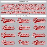 Custom Name and Number Personalized Hockey Jersey with Gray Red-White Lace Neck Design Personalized Gray Red-White Hockey