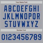 Personalized Royal Gray Authentic Baseball Jersey for Custom Sports Apparel Personalized Gray Royal Authentic Baseball Jersey