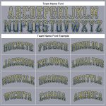 Custom Name Number Baseball Jersey - Personalized Gray Royal-Gold Authentic Drift Fashion Team Jersey Personalized Gray Royal-Gold