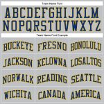 Custom Gray Royal-Gold Basketball Jersey with Personalized Name & Number - Authentic Throwback Design Personalized Gray Royal-Gold