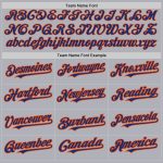 Custom Team Softball Jersey - Personalized Gray Royal Pinstripe Two-Button Unisex with Orange Name and Number Personalized