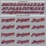 Custom Name and Number Personalized Gray Royal-Orange Baseball Jersey - Authentic Pinstripe Team Jersey Personalized Gray