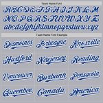 Custom Name and Number Unisex Softball Jersey - Personalized Gray Royal Pinstripe Two-Button Design Personalized Gray Royal