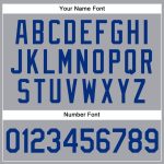 Custom Name and Number Personalized Gray Royal-Red Authentic Baseball Jersey Sleeveless Team Design Personalized Gray Royal-Red