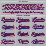 Personalized Royal-Red Gray Hockey Jersey for Custom Team Gear Personalized Gray Royal-Red Hockey Jersey