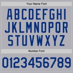 Custom Name and Number Personalized Gray Royal-Red Mesh Baseball Jersey - Authentic Throwback Style Personalized Gray Royal-Red