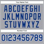 Custom Name and Number Authentic Sleeveless Baseball Jersey Gray Royal-White Personalized Team Apparel Personalized Gray