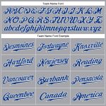 Custom Name and Number Authentic Sleeveless Baseball Jersey Gray Royal-White Personalized Team Apparel Personalized Gray