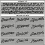 Custom Gray-Black Basketball Jersey with Name and Number - Personalized Authentic Throwback Design Personalized Gray Steel