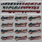 Custom Name and Number Vintage USA Flag Softball Jersey Unisex Two-Button Gray Personalized Gray Vintage USA Flag-Black Two-Button