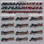 Personalized Vintage USA Flag Baseball Jersey Custom Name Number Royal-Black Two Tone Personalized Gray Vintage USA Flag