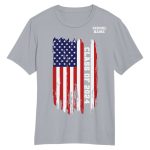 Custom Name and Number 3D Graduation Performance T-Shirt - Personalized Gray White Team Tee Personalized Gray White 3D Graduation