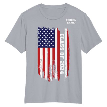 Custom Name and Number 3D Graduation Performance T-Shirt - Personalized Gray White Team Tee Personalized Gray White 3D Graduation