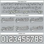 Custom Team Basketball Shorts with Name and Number - Personalized Gray White-Black Authentic Sportswear Personalized Gray