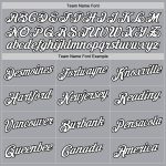 Personalized Authentic Basketball Jersey - Gray White Black Throwback Style Personalized Gray White-Black Authentic Throwback