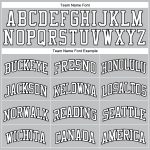 Custom Authentic Basketball Jersey with Personalized Name and Number - Gray White Black Throwback Design Personalized Gray