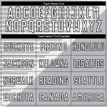 Custom Name Number Soccer Jersey - Personalized Gray Black White Stripes Uniform Personalized Gray White-Black Stripes Sublimation