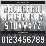 Custom Name Number Varsity Jacket Gray Black Watercolor Forest 3D Fog Design Full-Snap Bomber Team Apparel Personalized Gray