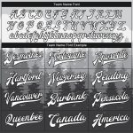 Custom Name Number Varsity Jacket Gray Black Watercolor Forest 3D Fog Design Full-Snap Bomber Team Apparel Personalized Gray