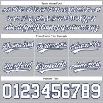 Custom Name and Number Basketball Shorts - Personalized Gray White-Navy Authentic Team Apparel Personalized Gray White-Navy