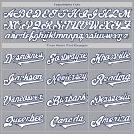 Custom Two Tone Baseball Jersey Personalized Gray White Navy with Team Name and Number Personalized Gray White-Navy Authentic